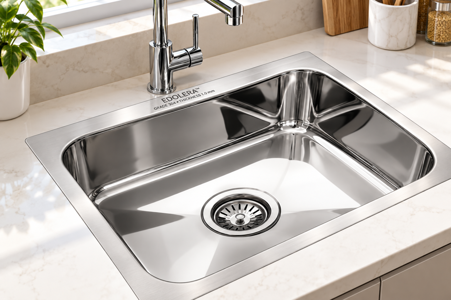 EDOLERA SS 304 Single Sink